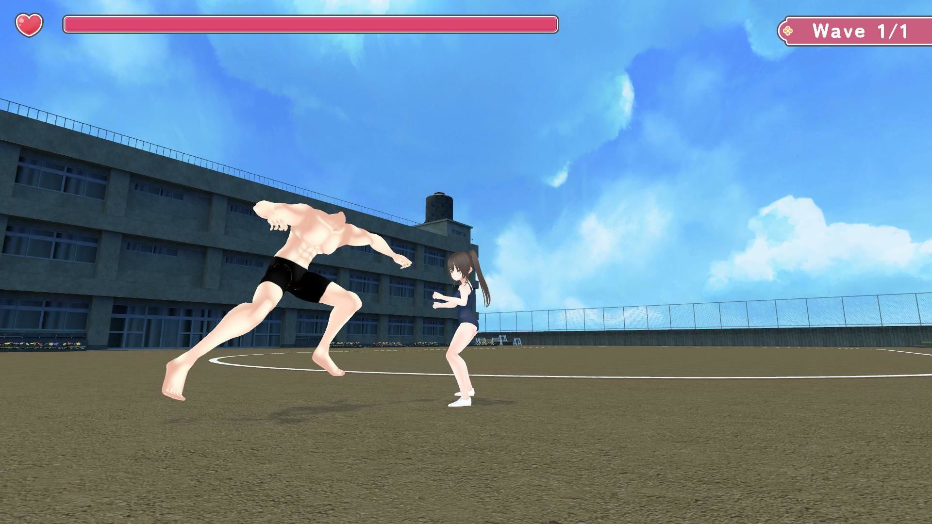 サンプル画像1:ツインテファイター 〜筋肉の襲来〜(あめつゆスタジオ) [d_525346]