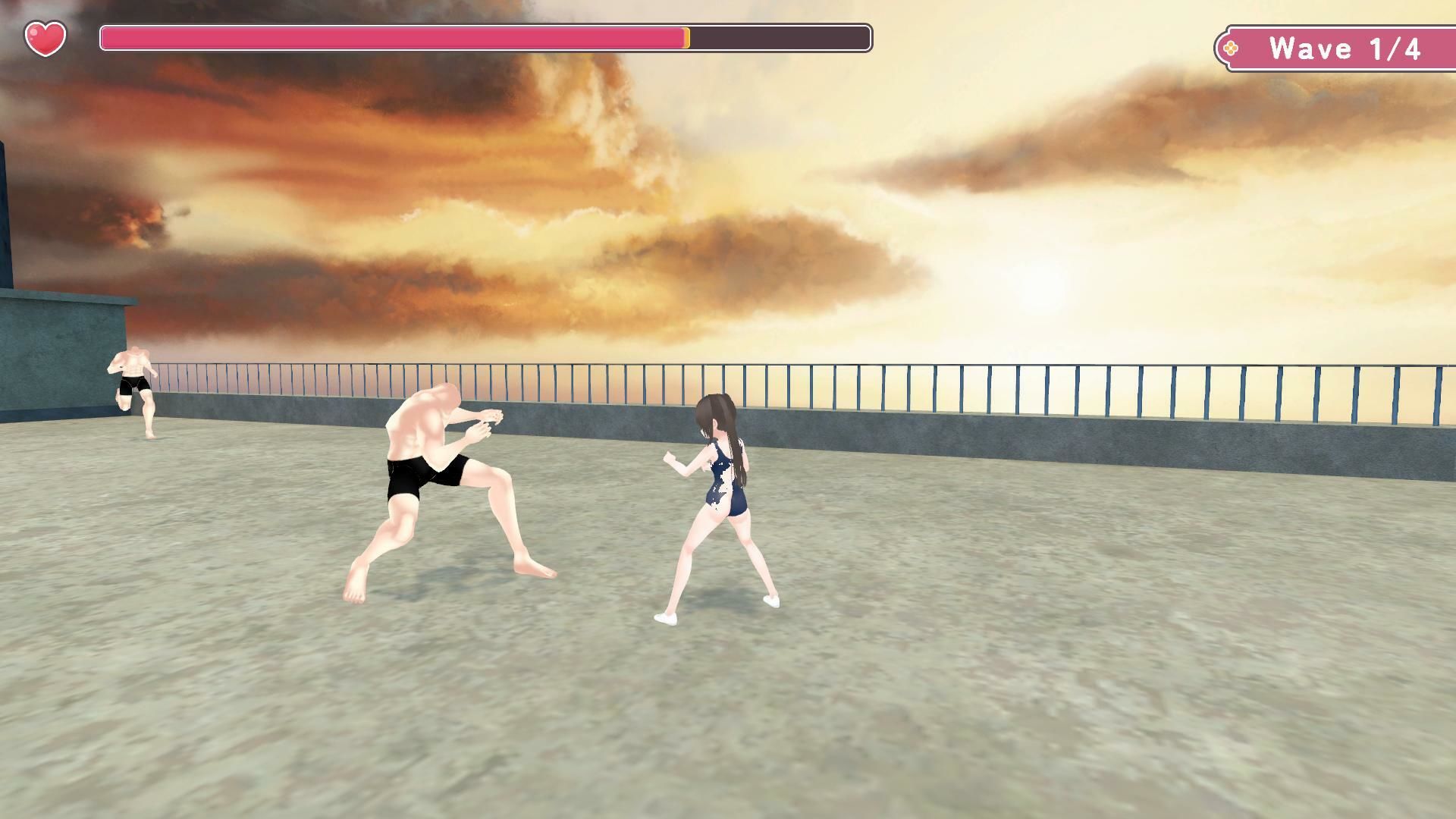 サンプル画像5:ツインテファイター 〜筋肉の襲来〜(あめつゆスタジオ) [d_525346]