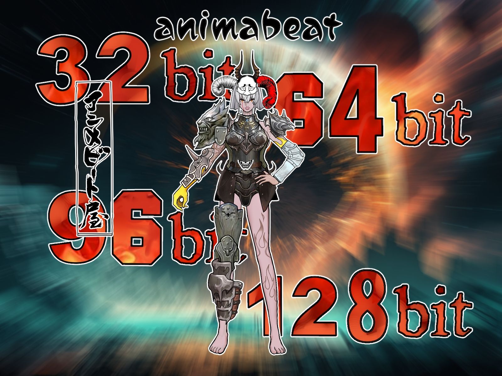 サンプル画像3:『THEBOSS』イラスト＆ドット絵PNG素材集(animabeat) [d_541403]