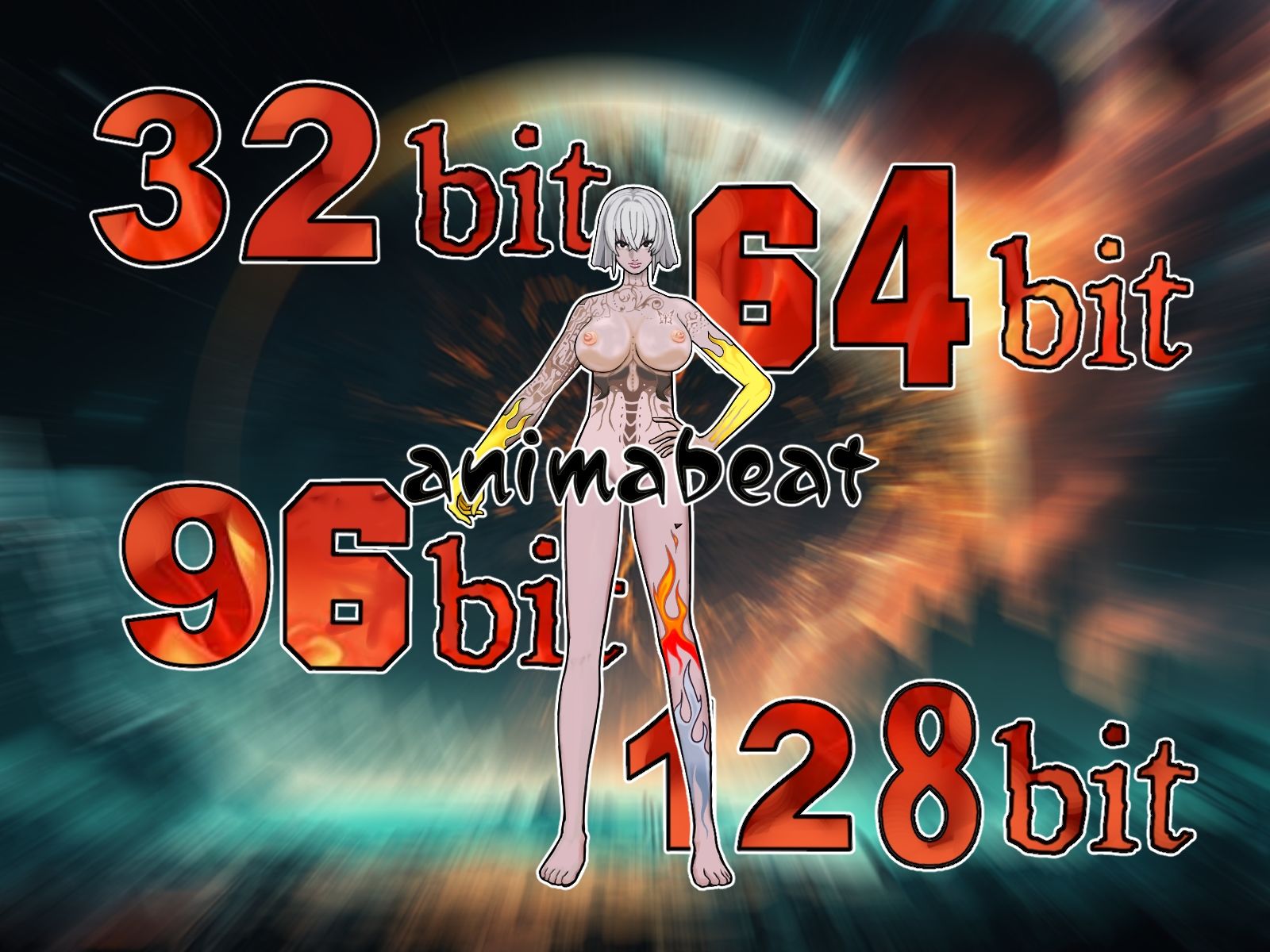 サンプル画像4:『THEBOSS』イラスト＆ドット絵PNG素材集(animabeat) [d_541403]