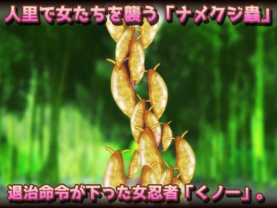 サンプル画像1:蟲姦〜大ナメクジ退治に来た女忍者が敗北！産卵交尾させられる！〜オナニー用ミニゲーム(同人美少女ゲーム) [d_541572]