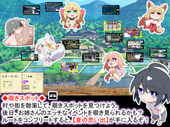 おきつねさまとおねショタ夏日記W――ダブルお姉ちゃんとひみつののぞき穴の画像7