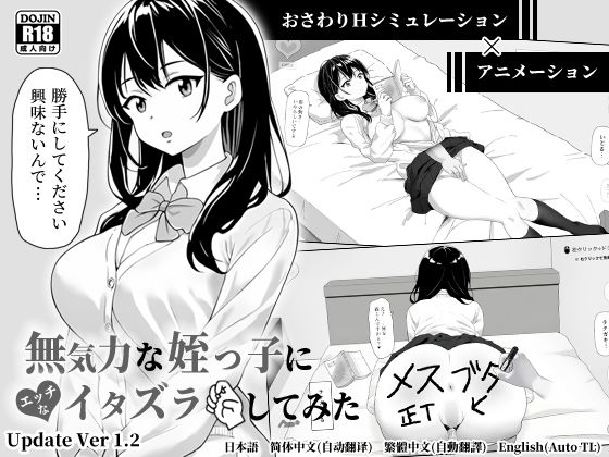 《d_666109》無気力な姪っ子にエッチなイタズラしてみたのパッケージ画像