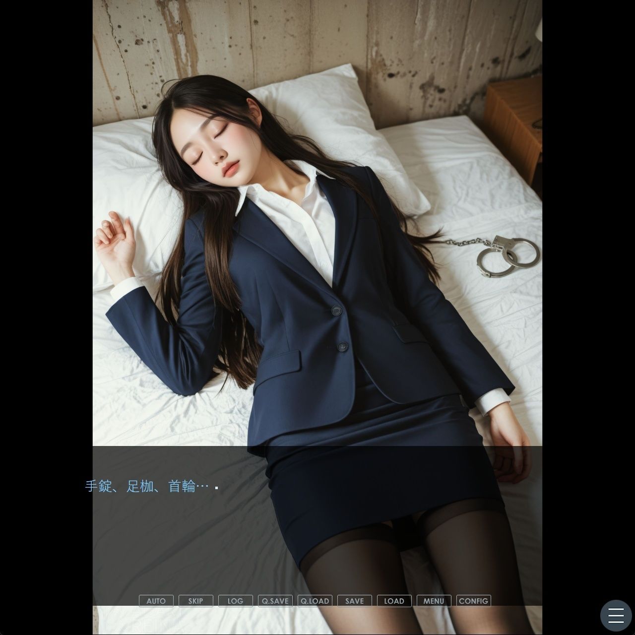 OLしずかの監禁調教日記〜静寂の檻〜＜ノベルゲーム＞（実写系）のサンプル画像 6