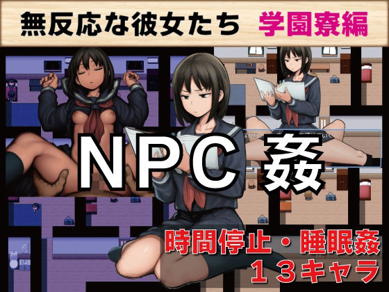 NPC姦 無反応な彼女たち 学園寮編 (dgame)