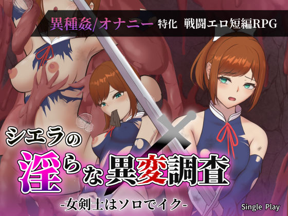 《d_734014》シエラの淫らな異変調査 -女剣士はソロでイク-のパッケージ画像