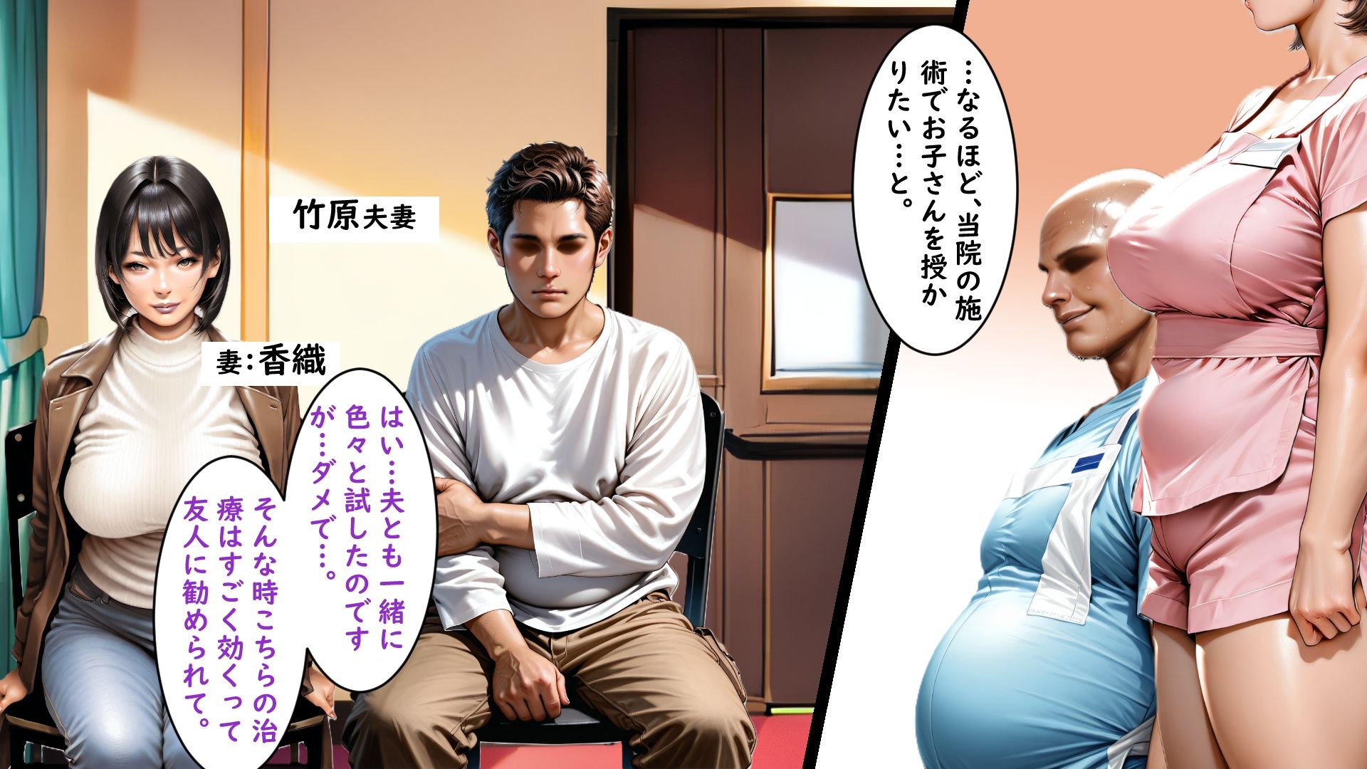 【ボイスコミック風】夫思いの良妻が托卵妻に堕ちるまでの画像1