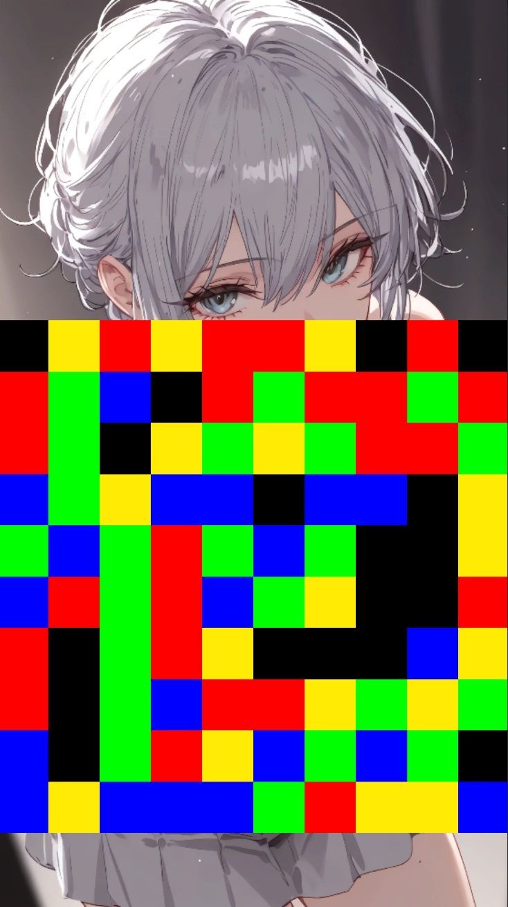 【 シームレス動画・着エロに特化！】もざ消し！ パート4 〜モザイク風ブロックをなぞって消す爽快パズルゲーム〜 (dgame jp-004)