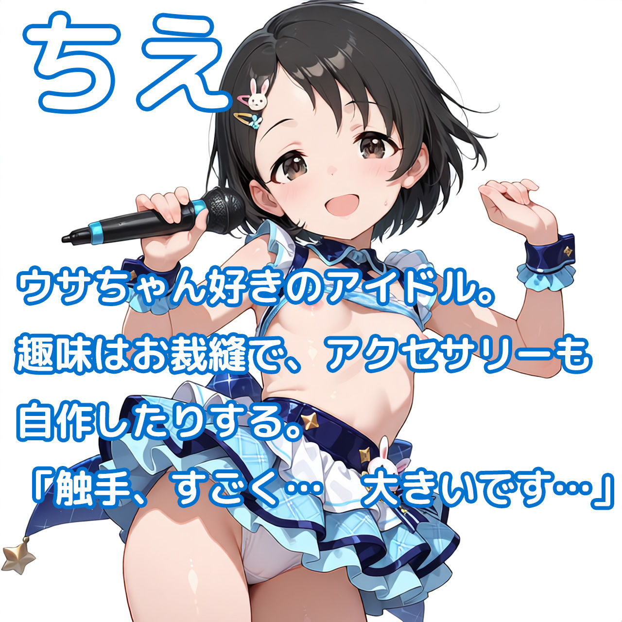 【ぬる動ガチャパズル】触手無限ガチャ 〜ちえみりあ編〜 【課金不要で10連ガチャ回し放題】貧乳ちっぱいアイドルたちのCGとぬるぬる触手姦動画を集めよう！　アニメ画像