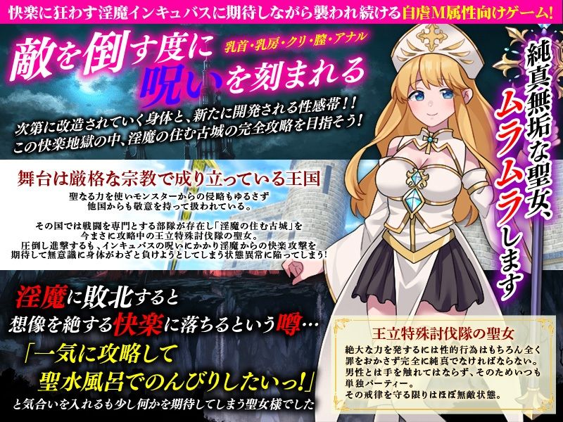性感帯育成SLG  インキュバスの呪いのサンプル画像 2
