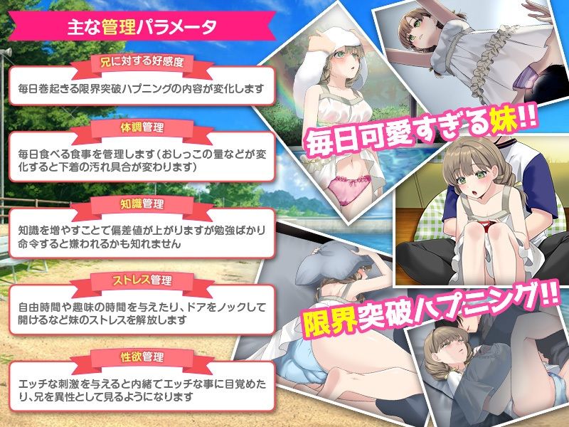 いもしむ  お兄ちゃん監修！妹育成シミュレーターのサンプル画像 3