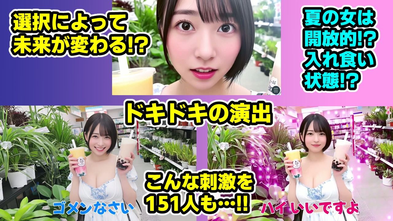 ナンパマスター2〜151人のナンパ図鑑完成を目指せ！！〜夏のリゾート編【いきなり極限リーチ！！ 即興奮！！脳汁ドバドバナンパゲーム！！】のサンプル画像 5
