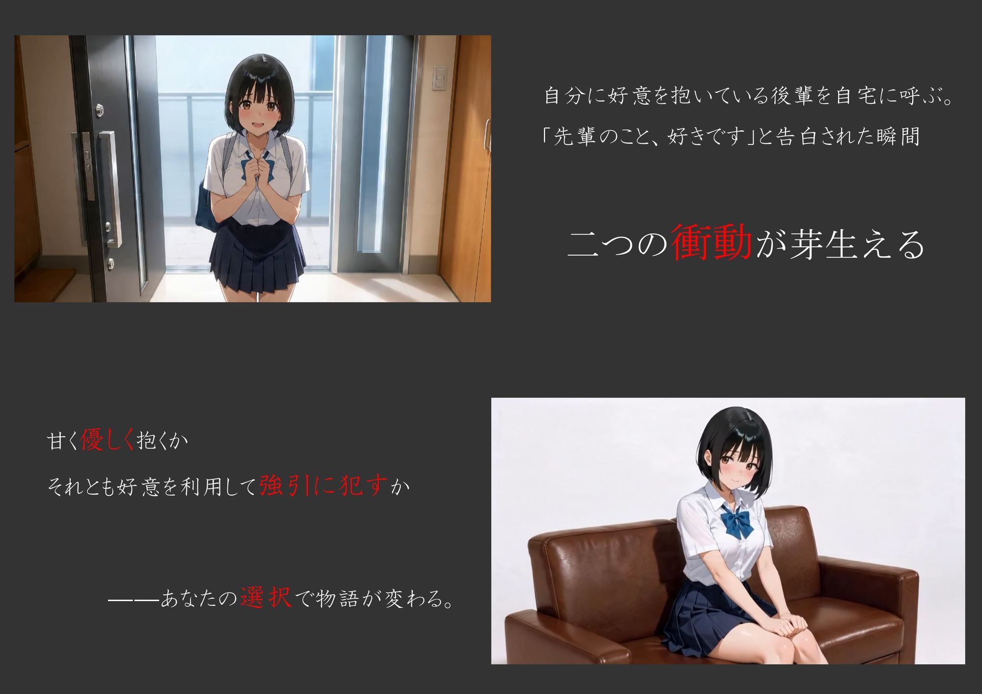 俺のことが好きな後輩を自宅に呼んで犯してみたのサンプル画像 1