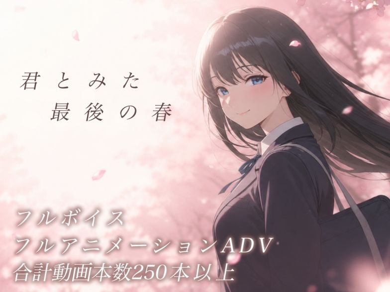 【スマホ対応】君とみた 最後の春のサンプル画像 1