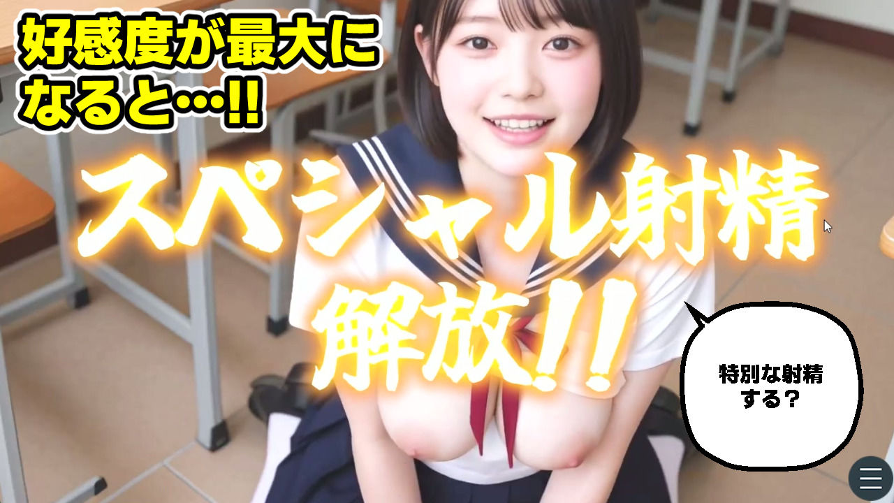 【次世代AI】射精大好き女子校生〜射精当番は君だ！絶頂へのカウントダウン！〜【AIヤバい】のサンプル画像 4