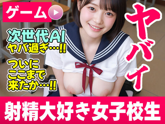 【次世代AI】射精大好き女子校生〜射精当番は君だ！絶頂へのカウントダウン！〜【AIヤバい】の商品画像