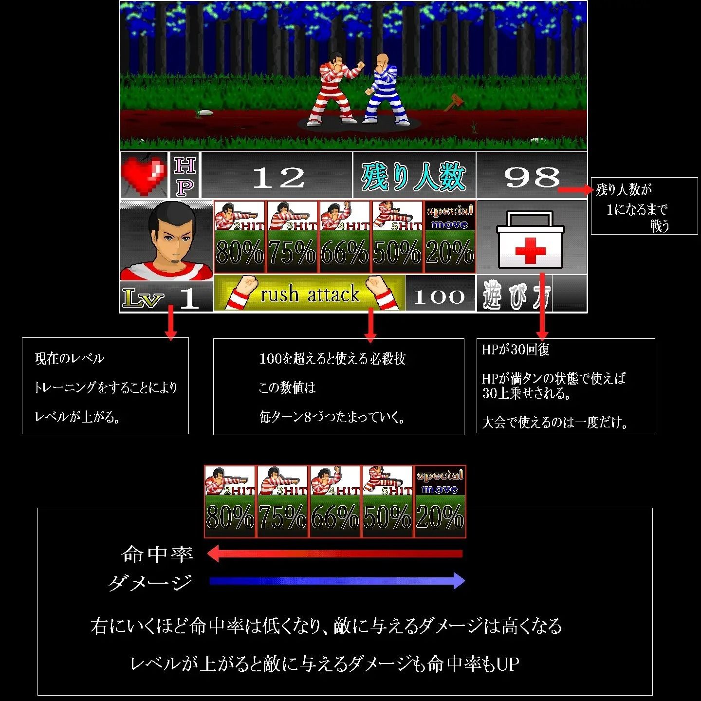 Battle of Prisoners〜囚人たちの戦い〜のサンプル画像 2