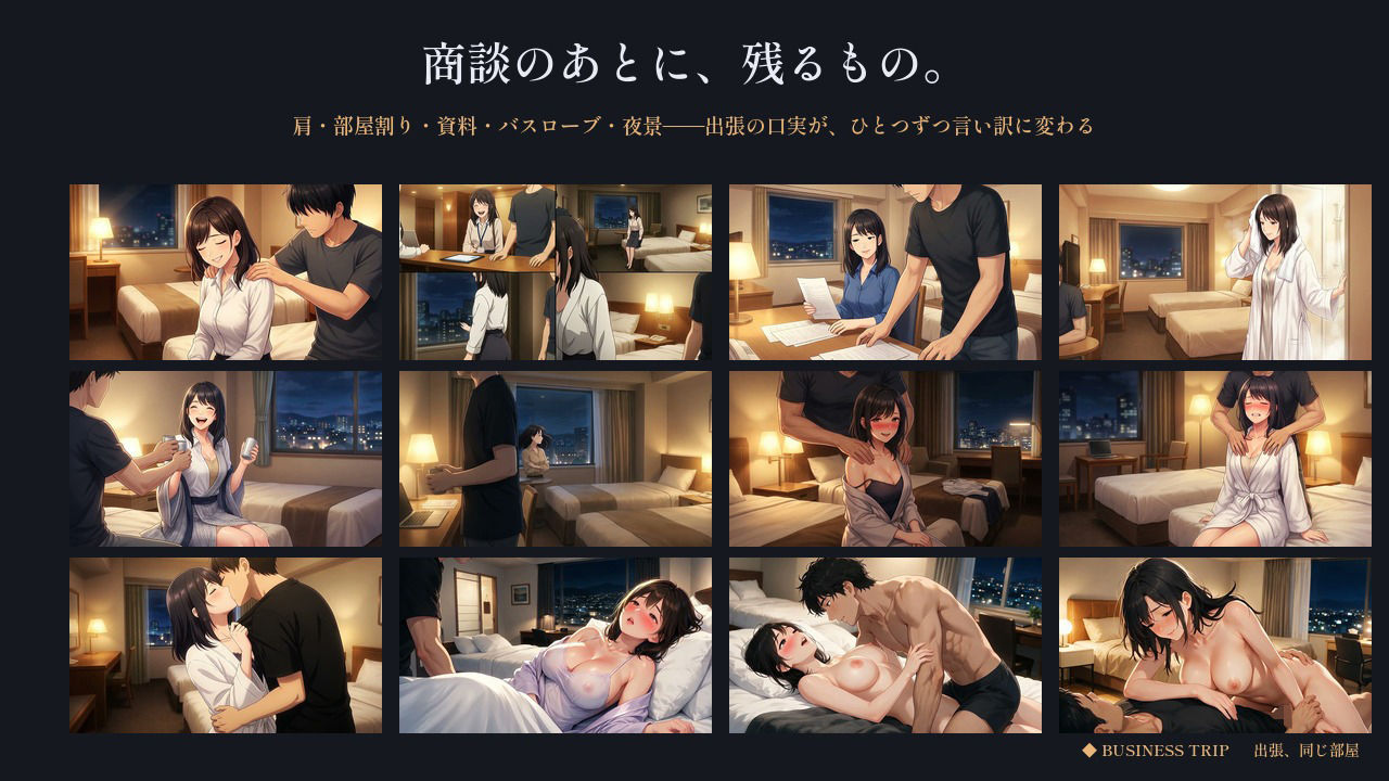 出張、同じ部屋 〜三泊四日〜のサンプル画像 4