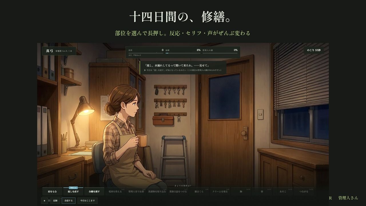 管理人さん 〜十四日間の修繕〜のサンプル画像 2