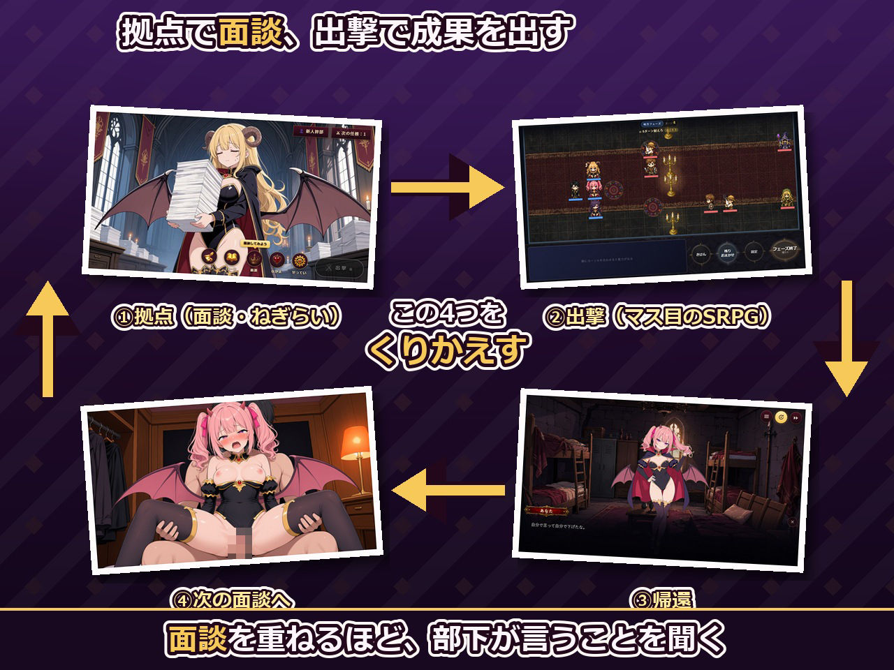 サキュバス新規事業部 〜問題児だらけの魔王軍で、振り回されて、搾られて、出世する〜のサンプル画像 3
