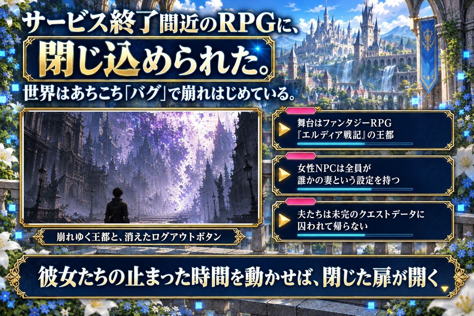 ゲーム世界の人妻たち 〜バグで消えたログアウトボタン〜のサンプル画像 2