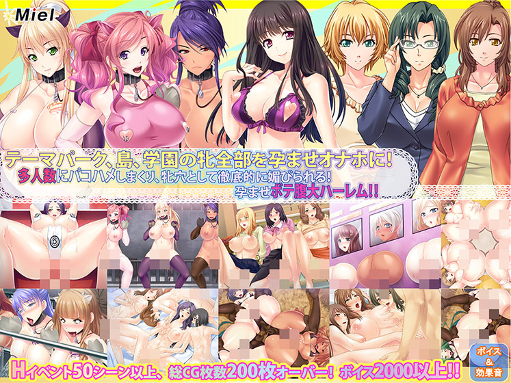 【期間限定】【サマーBOX】テーマパーク、島、学園丸ごと孕ませ！多人数オナホ化セット！
