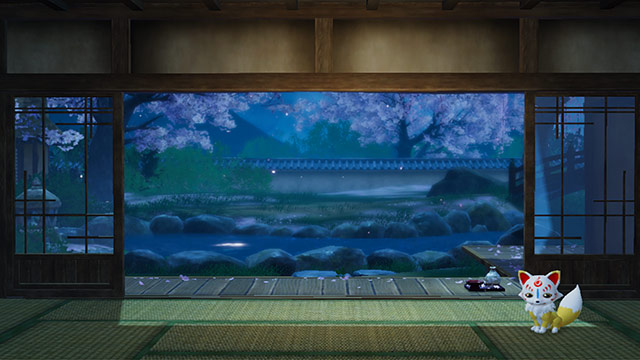 <DLC>本丸景趣「花見・夜」(刀剣乱舞無双) 1枚目