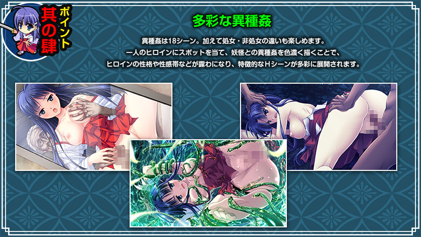 ポイント其の肆　多彩な異種姦
