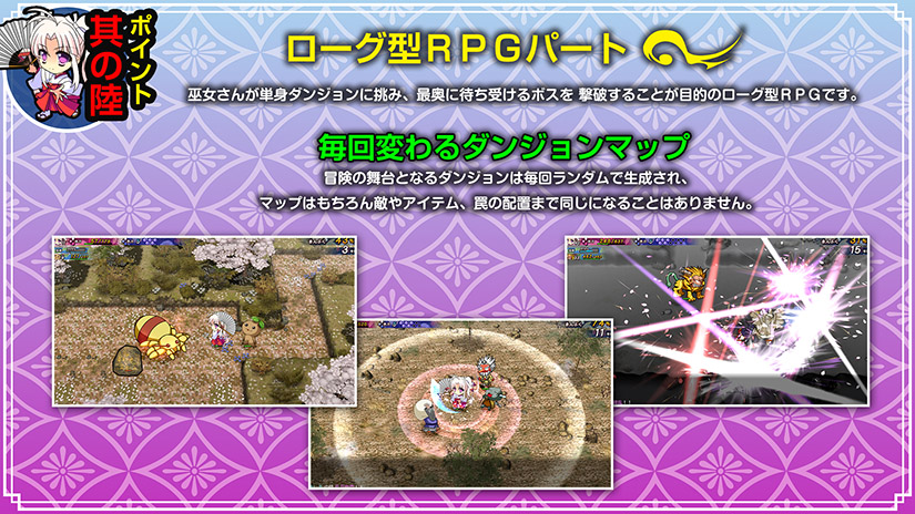 ポイント其の陸　ローグ型RPGパート