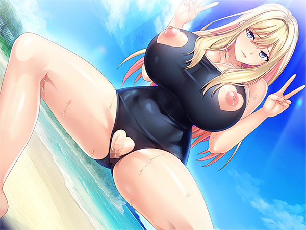 巨乳ヤンキーはボク専用マゾオナホ彼女〜田舎の浜辺でヤリまくる夏休み〜 画像4