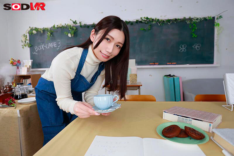 【VR】【8K】マイペースなブックカフェのお姉さんの裏の顔は赤ちゃん汁狂い 淫語で聴覚を侵し視覚でボクの肉棒を熱く激しく咥え込む 戸川なみ 3枚目