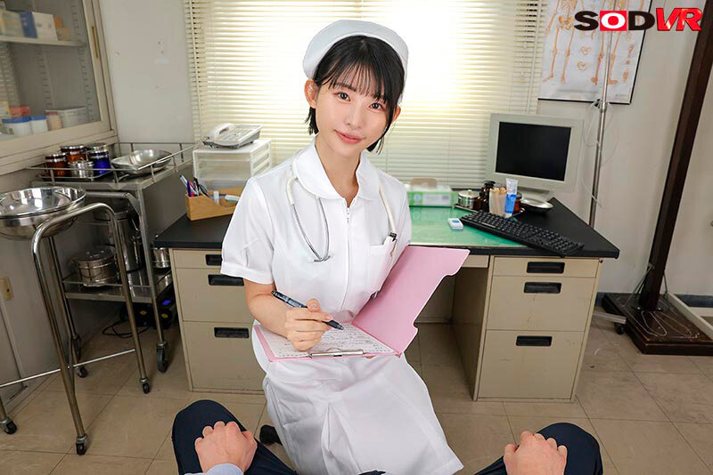【VR】【8K】射精したい時に呼び出すと24時間どんな時でも ヌイてくれる痴女ナースがいる病院 宮島めい 4枚目