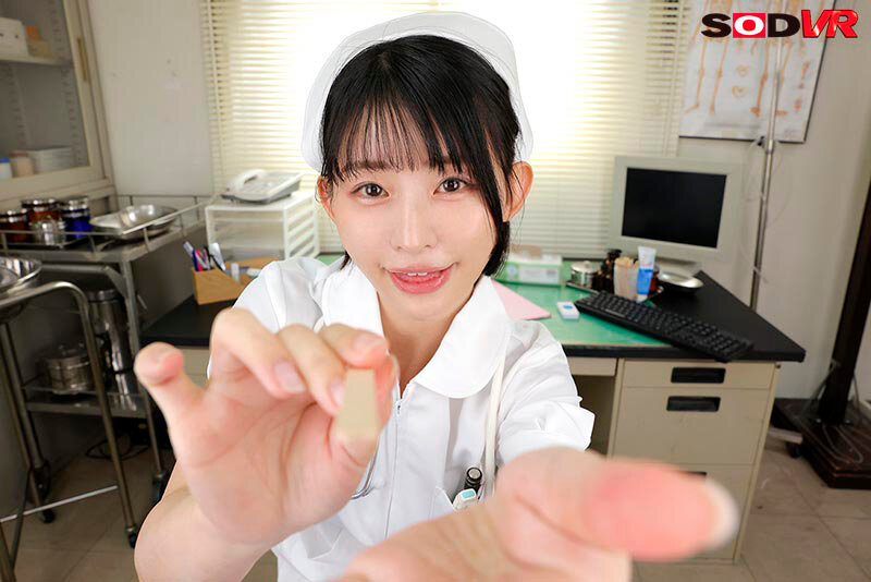 【VR】【8K】射精したい時に呼び出すと24時間どんな時でも ヌイてくれる痴女ナースがいる病院 宮島めい 6枚目