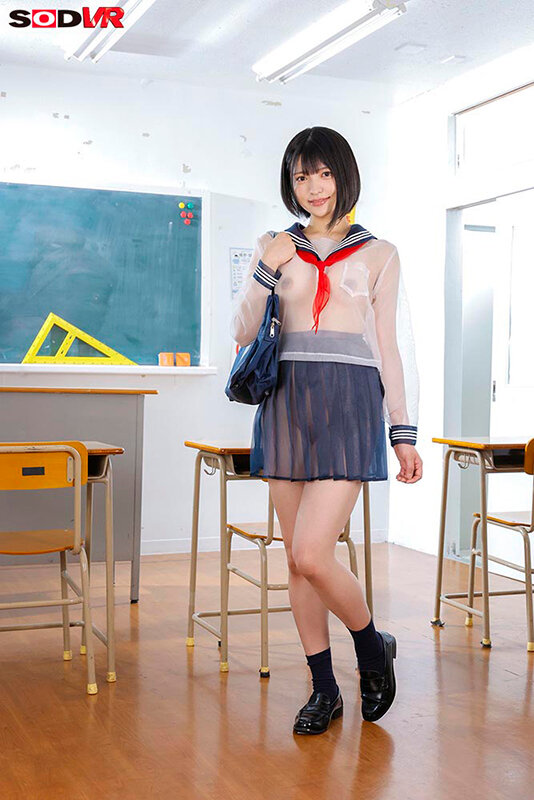 【VR】【8K】見えすぎるメガネを買ったら服の繊維の奥までちゃんと見えてきて、学校生活、J●のスケベな発育全裸をスケスケチラリズム。 画像6