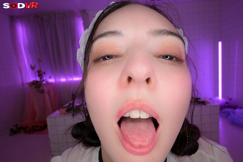 サンプル-【VR】【8K】ハーフ美人でド痴女のマ○コ丸出し結合部穴あきコスプレ完全着衣中出しソープランド 西田カリナ