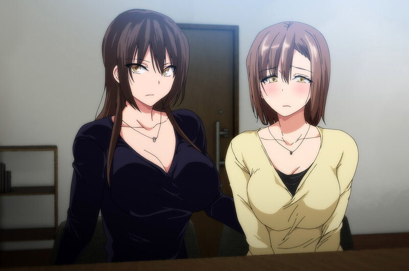 【FANZA限定】OVA巨乳が2人いないと勃起しない夫のために友達を連れてきた妻＃1セル版 オリジナルB2タペストリー付 画像1