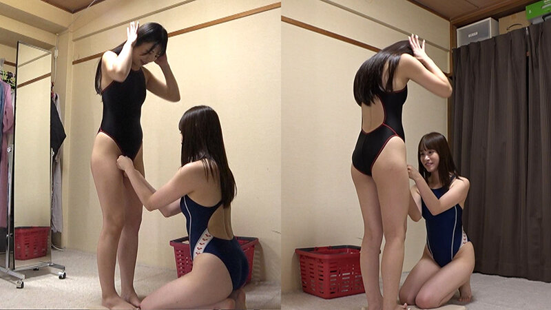 倉木しおり×桐香ゆうり 姉御の個撮 神レズ競泳水着 女が自らカメラを持ち可愛い女子の水着姿をじっとり撮影!親父の個撮ゆずりのハミ毛、ジョリワキ等のフェチ接写はもちろん女に撮られる恥ずかしい放尿やローション密着やレズSEXを完全着衣で楽しむレズハメ撮りAV 画像1