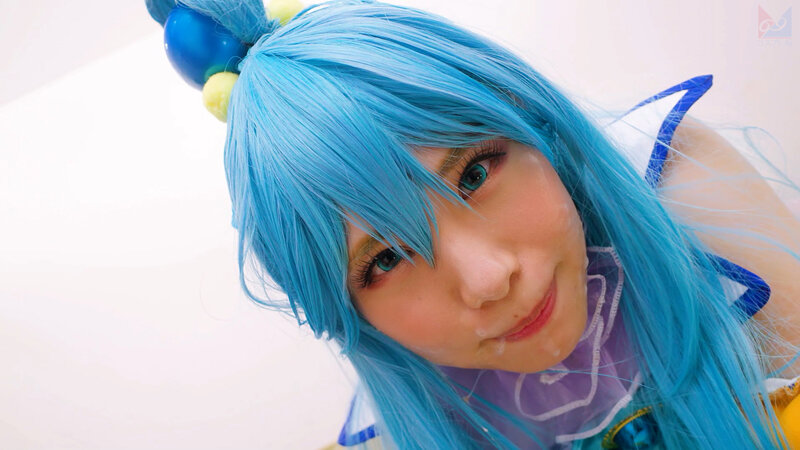 『この素晴らしい淫夢で性交を!』夢の中なら何でもできる。せっかくなので普段ツンツンつよ気のア〇アをイラマチオで喉奥ガン突きして溢れるよだれダラダラにしたりアナルしっぽプラグ入れたりして楽しんでみたよ♪ 鈴音杏夏 画像19