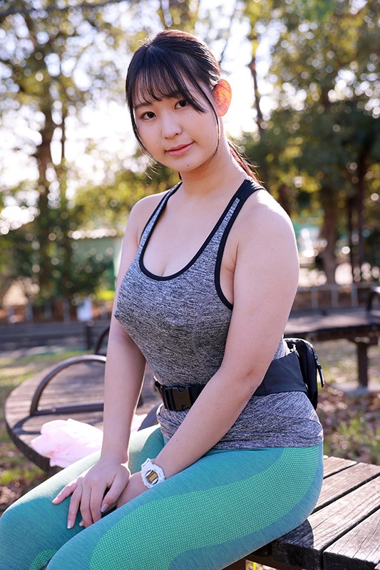 「もうダメだ…ジョギング友達の揺れるHカップ爆乳に我慢できない」ともこ21歳 Hカップ - Image 1