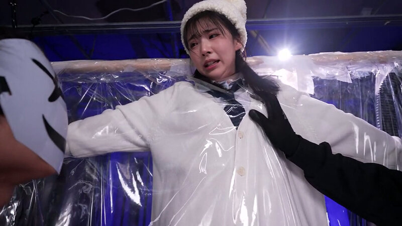 J〇闇バイト 某掲示板の高額時給に騙された少女が強力マグネットで鉄壁に拘束されて慰み者 さらにシュリンク拘束そして壁尻脱出ゲーム ～シュリンク脱出編～ サンプル