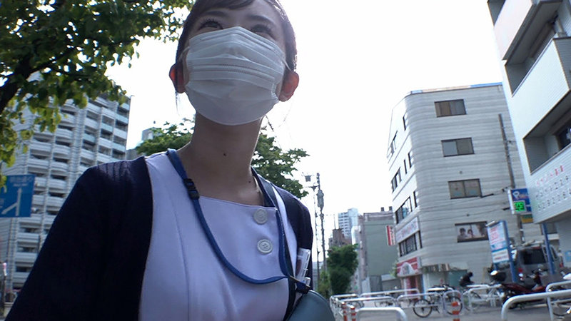 完全顔出し現役ナースをガチナンパ！白衣の天使がEDに悩む男を改善！ギン勃ちしたら喜んで中出しセックスまでさせてくれました！2 画像16