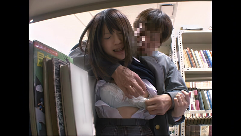 【AIリマスター】図書館で声も出せず糸引くほど愛液が溢れ出す敏感娘9 画像16
