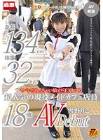 ヤバい！！ちっちゃい娘がSEXしてる 身長134cm、体重32kg、超人気の現役メイドカフェ店員 雪野りこ 18歳AVデビューのジャケット画像