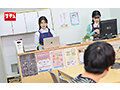 青年チ○ポを本棚越し手コキでこっそり発射させ声我慢SEXで中出しまでさせる年下好き美人司書2 - サンプル 3