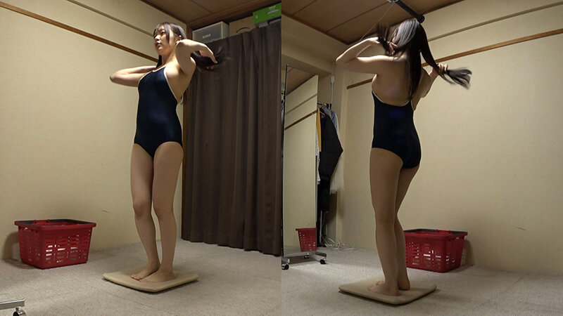 及川莉央 濡れてテカってピッタリ密着 神スク水 可愛い女子のスクール水着姿をじっとりと堪能！着替え盗撮から始まり貧乳から巨乳にパイパン、ハミ毛、ジョリワキ等のフェチ接写やローションソーププレイやスク水ぶっかけ等を完全着衣で楽しむAV 画像3