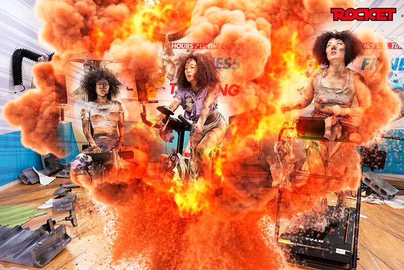 ROCKET17周年記念ユーザーリクエスト祭り 無様エロ再び!裸より恥ずかしい爆発黒焦げ女 3枚目