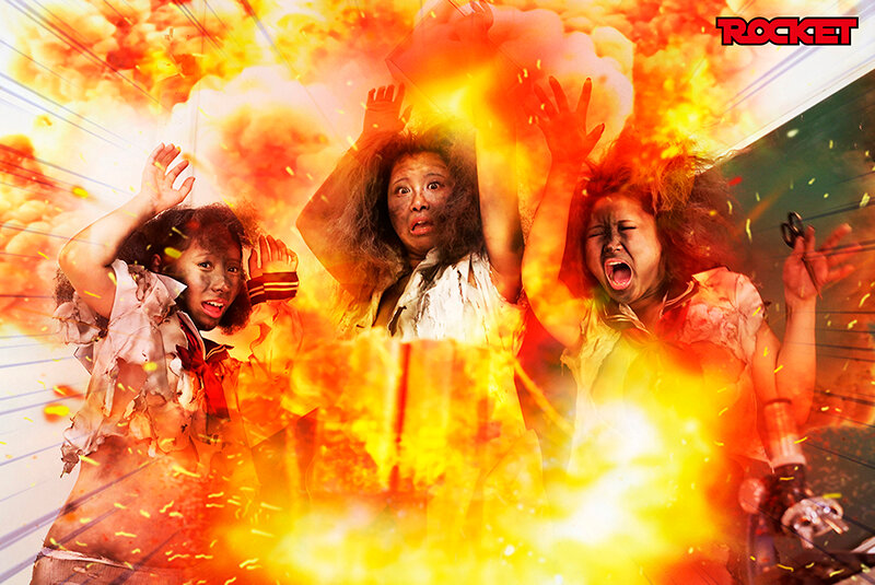 無様エロ再び！裸より恥ずかしい爆発黒焦げ女 パート2 理科の実験完全版 画像9