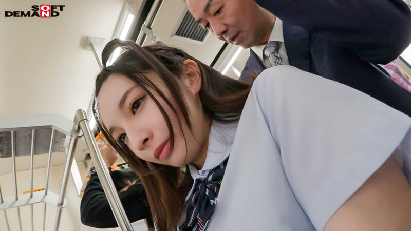 SDAB-303 screenshot 5 Her body trembles and reacts sensitively to the old man's thick fingers. Two people commuting to school on the train and creampie Kira Sorano