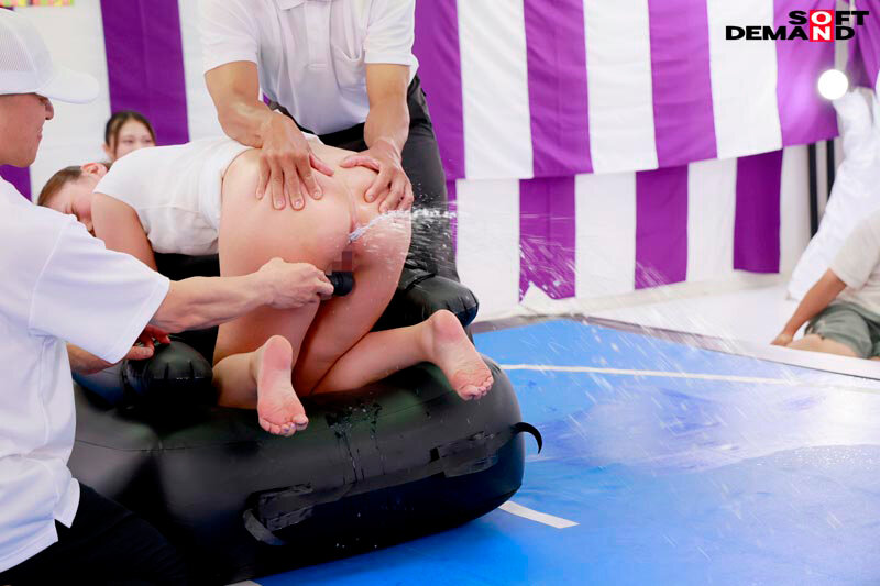 はじめての牛乳浣腸相撲大会(ガチ)。 一般女性4名参加 画像6