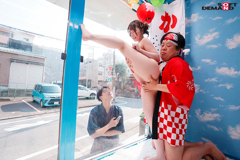 サンプル-マジックミラー号 どこよりも熱い夏祭り到来！！ 花火大会へ向かうピチピチスレンダー美女限定 赤面羞恥 浴衣野球拳対決2023！